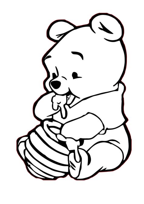 Free Printable Pooh Bear Coloring Pages